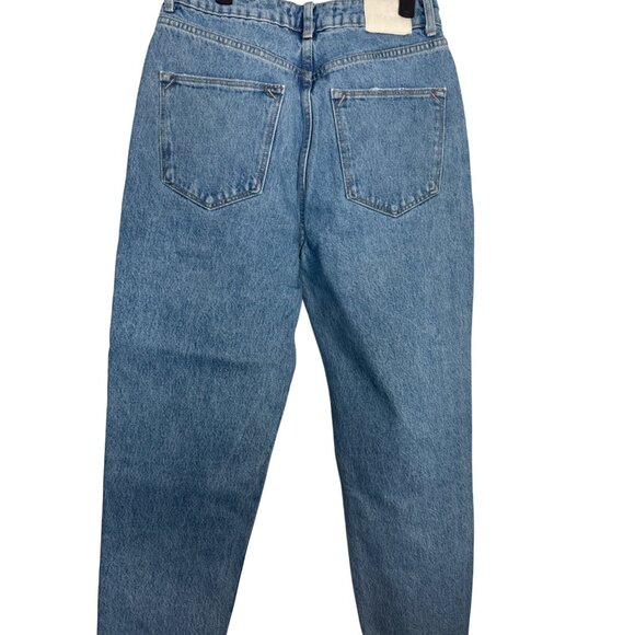 2/$30 ZARA Size 4 High-Waisted Blue Denim Jeans - Picture 9 of 14